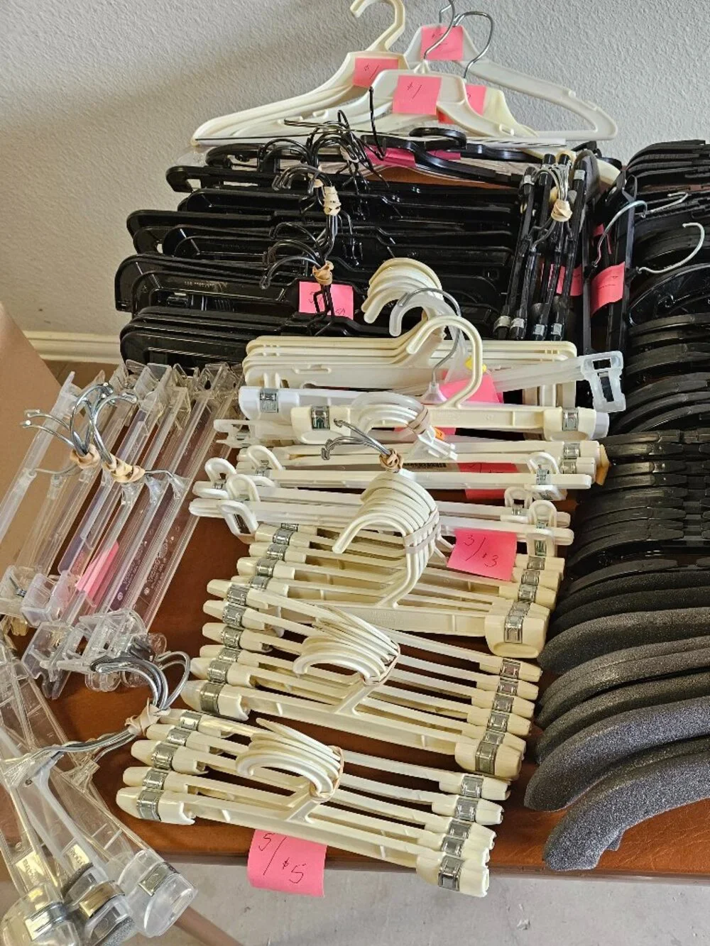 SET OF 10 CLEAR PLASTIC 12